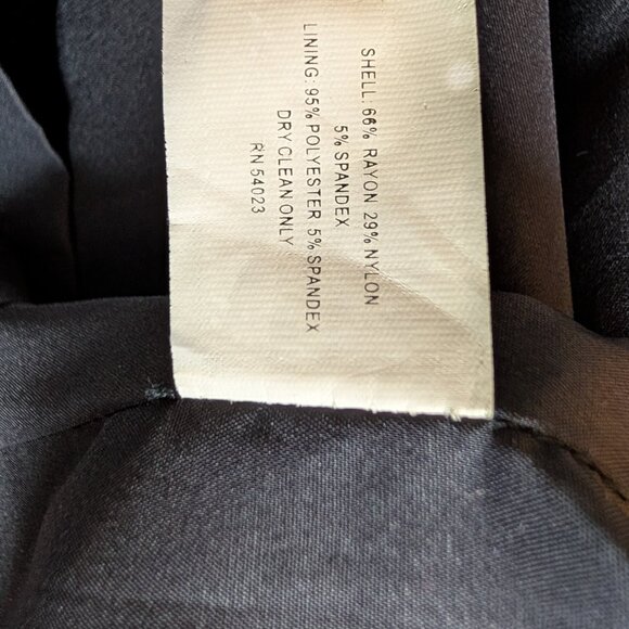 Banana Republic Navy Blue One Shoulder Dress Minimalist Size 10 Cocktail - Picture 12 of 12